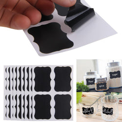 36Pcs/Set Blackboard Sticker Jar Labels