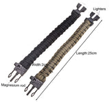 Buy One Free One Paracord Flint Fire Starter Bracelet 4 In 1