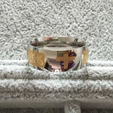 18K Silver Plated Christian Ring