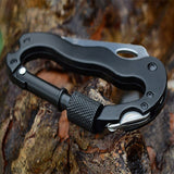 Aluminum Climbing Carabiner Hook Rock Lock 5 In 1