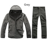 Camo Men Outdoor Waterproof Jacket+Pant